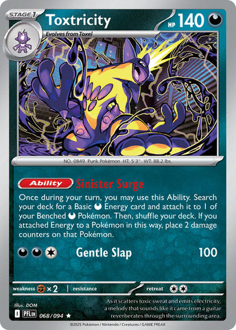 Toxtricity (068/094) (Theme Deck Exclusive) [Mega Evolution: Phantasmal Flames] - The Mythic Store | 24h Order Processing