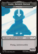 Aang, Awoken Avatar - Marit Lage // Treasure Double-Sided Token [Avatar: The Last Airbender: Eternal-Legal Tokens] - The Mythic Store | 24h Order Processing