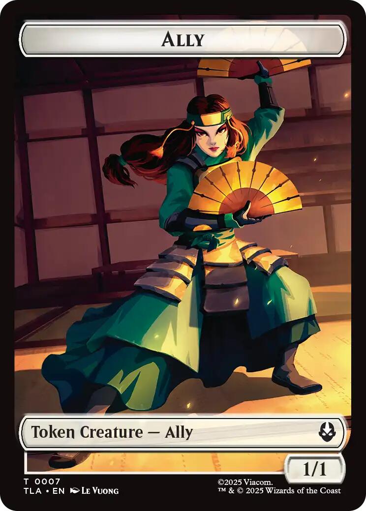 Ally (0007) // Clue (0018) Double-Sided Token [Avatar: The Last Airbender Tokens] - The Mythic Store | 24h Order Processing