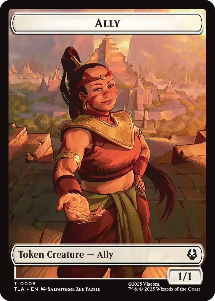 Ally (0008) // Clue (0016) Double-Sided Token [Avatar: The Last Airbender Tokens] - The Mythic Store | 24h Order Processing
