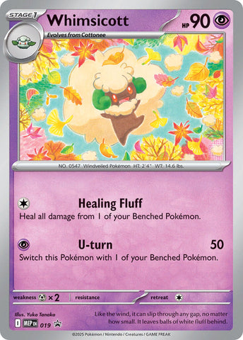 Whimsicott (019) (Cosmos Holo) [Mega Evolution Promo] - The Mythic Store | 24h Order Processing
