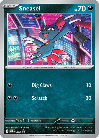Sneasel (020) (Cosmos Holo) [Mega Evolution Promo] - The Mythic Store | 24h Order Processing