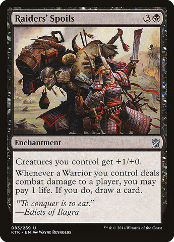 Raiders' Spoils [Khans of Tarkir] - The Mythic Store | 24h Order Processing