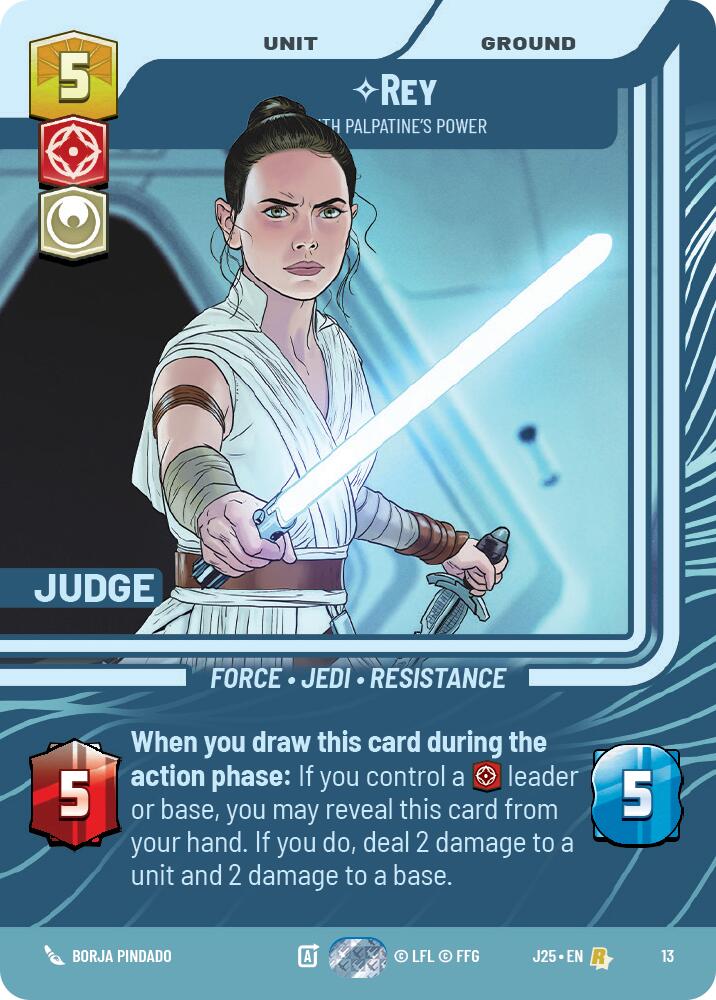 Rey - With Palpatine's Power (13) (13) [Judge Promos] - The Mythic Store | 24h Order Processing