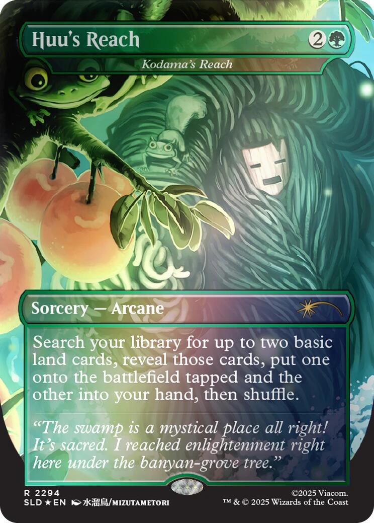 Huu's Reach - Kodama's Reach (Rainbow Foil) [Secret Lair Drop Series]