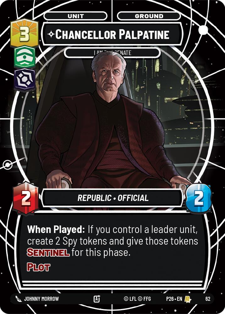 Chancellor Palpatine - I Am the Senate (62) (62) [Sector and Regional Promos: Season 1] - The Mythic Store | 24h Order Processing