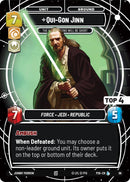 Qui-Gon Jinn - The Negotiations Will Be Short (Top 4) (66) (66) [Sector and Regional Promos: Season 1] - The Mythic Store | 24h Order Processing