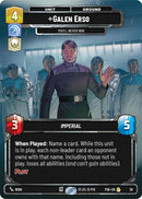 Galen Erso - You'll Never Win (38) (38) [Sector and Regional Promos: Season 1] - The Mythic Store | 24h Order Processing