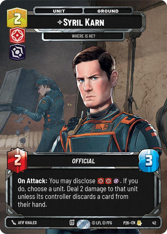 Syril Karn - Where Is He? (42) (42) [Sector and Regional Promos: Season 1] - The Mythic Store | 24h Order Processing