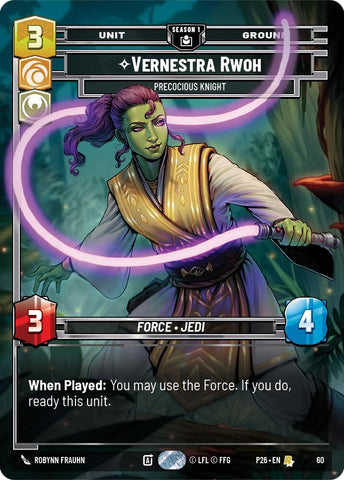 Vernestra Rwoh - Precocious Knight (60) (60) [Sector and Regional Promos: Season 1] - The Mythic Store | 24h Order Processing