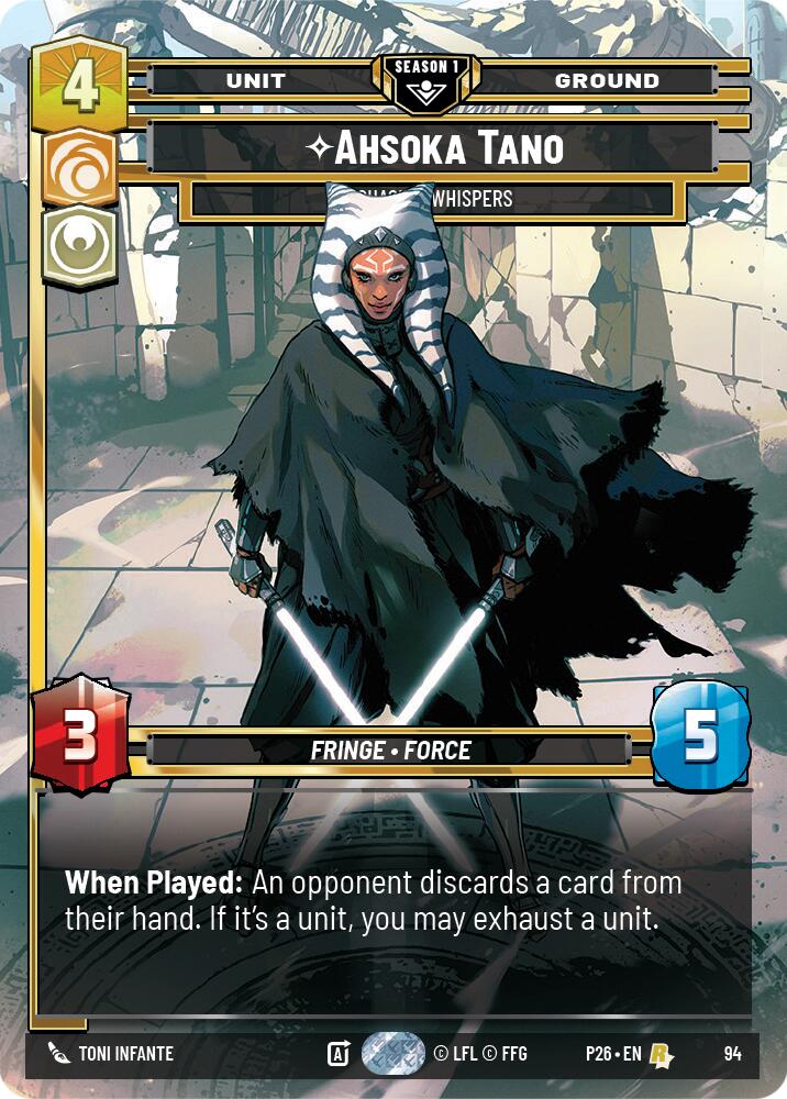 Ahsoka Tano - Chasing Whispers (94) (94) [Sector and Regional Promos: Season 1] - The Mythic Store | 24h Order Processing