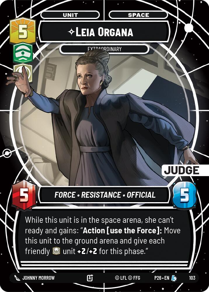 Leia Organa - Extraordinary (103) (103) [Judge Promos] - The Mythic Store | 24h Order Processing