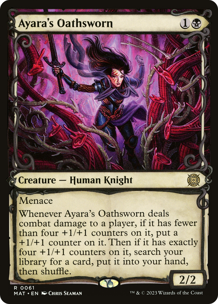 Ayara's Oathsworn (Showcase) [March of the Machine: The Aftermath] - The Mythic Store | 24h Order Processing