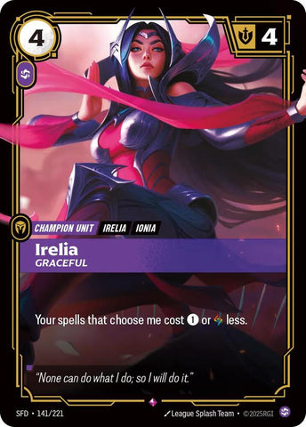 Irelia - Graceful (141/221) [Spiritforged] - The Mythic Store | 24h Order Processing