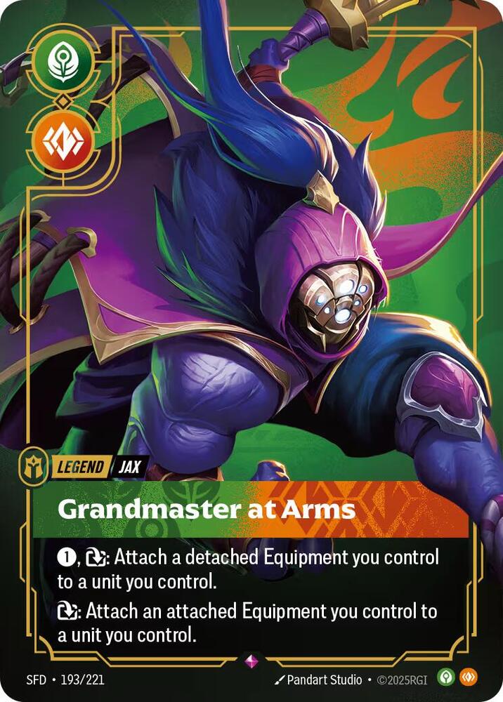 Jax - Grandmaster At Arms (193/221) [Spiritforged] - The Mythic Store | 24h Order Processing