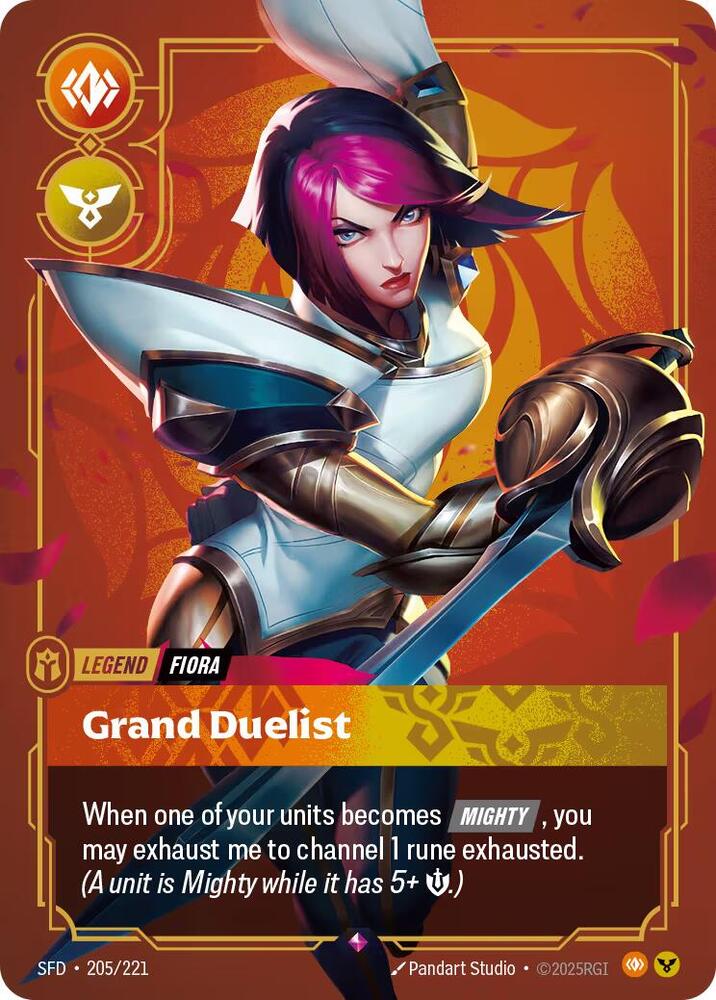 Fiora - Grand Duelist (205/221) [Spiritforged] - The Mythic Store | 24h Order Processing