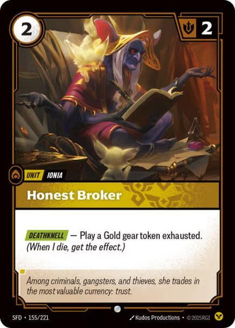 Honest Broker (155/221) [Spiritforged] - The Mythic Store | 24h Order Processing