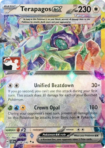 Terapagos ex (128/142) (Series 7) [Prize Pack Series Seven] - The Mythic Store | 24h Order Processing