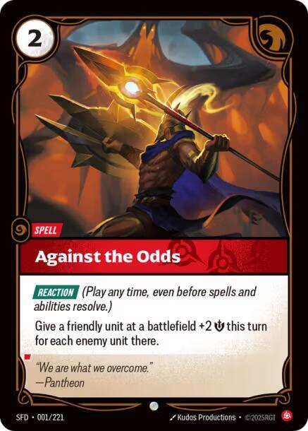 Against the Odds (001/221) [Spiritforged] - The Mythic Store | 24h Order Processing
