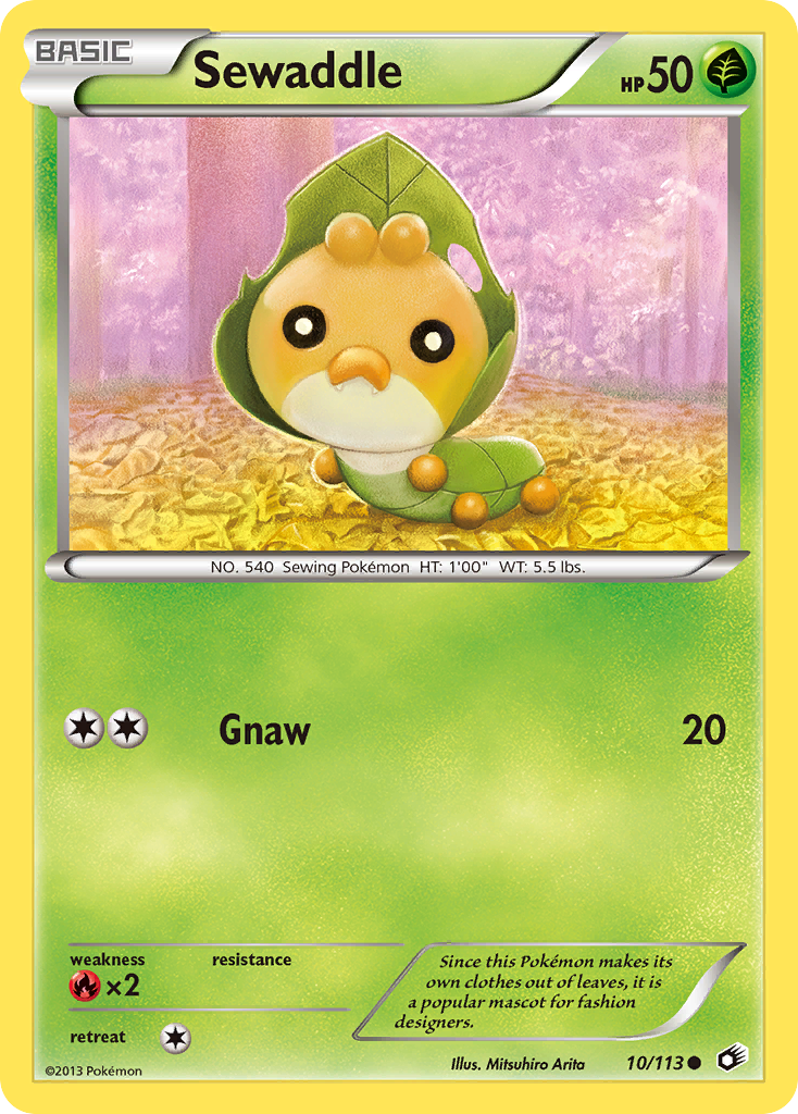 Sewaddle (10/113) [Black & White: Legendary Treasures] - The Mythic Store | 24h Order Processing