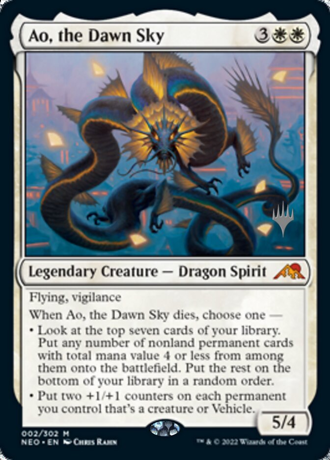 Ao, the Dawn Sky (Promo Pack) [Kamigawa: Neon Dynasty Promos] - The Mythic Store | 24h Order Processing