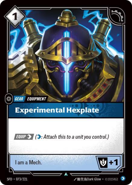 Experimental Hexplate (073/221) [Spiritforged] - The Mythic Store | 24h Order Processing