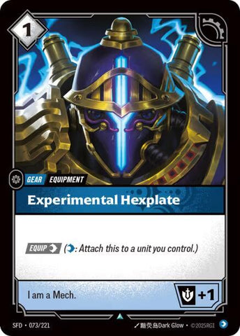 Experimental Hexplate (073/221) [Spiritforged] - The Mythic Store | 24h Order Processing