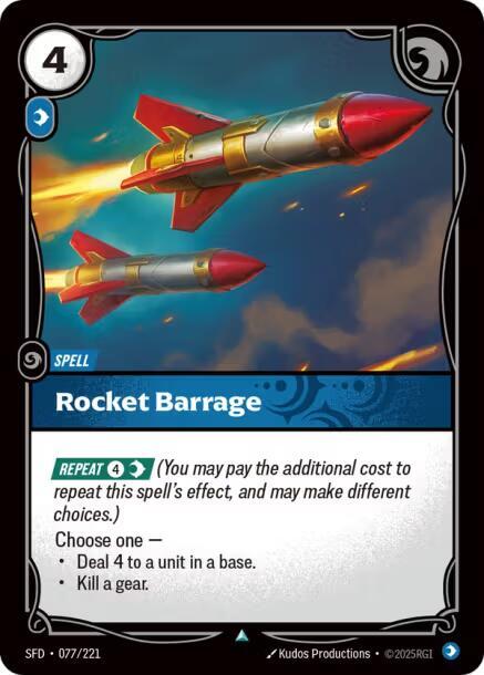 Rocket Barrage (077/221) [Spiritforged] - The Mythic Store | 24h Order Processing