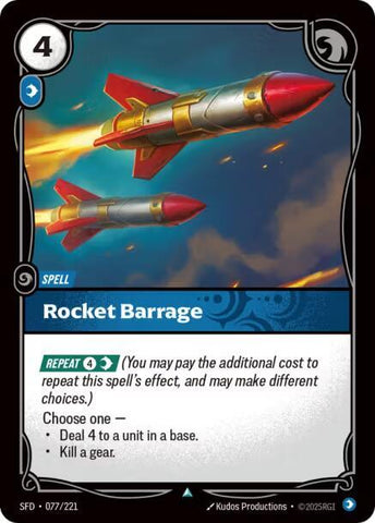 Rocket Barrage (077/221) [Spiritforged] - The Mythic Store | 24h Order Processing