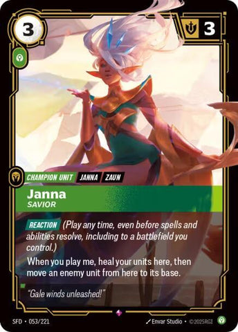 Janna - Savior (053/221) [Spiritforged] - The Mythic Store | 24h Order Processing