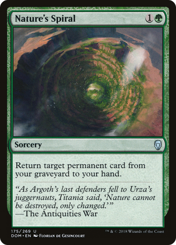 Nature's Spiral [Dominaria] - The Mythic Store | 24h Order Processing