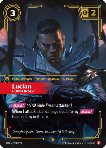 Lucian - Gunslinger (028/221) [Spiritforged] - The Mythic Store | 24h Order Processing