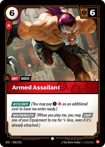 Armed Assailant (002/221) [Spiritforged] - The Mythic Store | 24h Order Processing