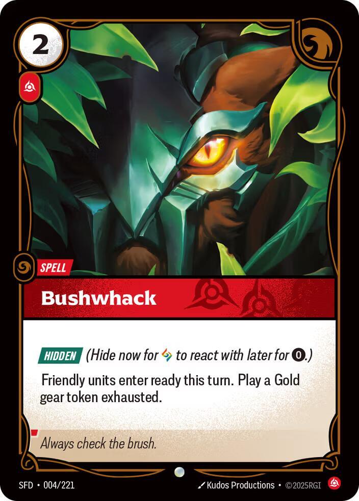 Bushwack (004/221) [Spiritforged] - The Mythic Store | 24h Order Processing
