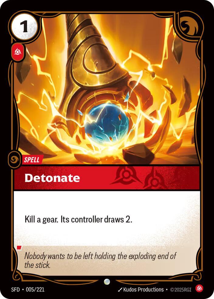 Detonate (005/221) [Spiritforged] - The Mythic Store | 24h Order Processing