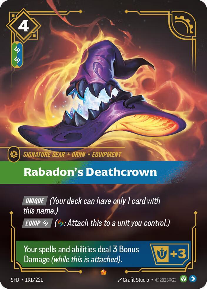 Rabadon's Deathcrown (191/221) [Spiritforged] - The Mythic Store | 24h Order Processing