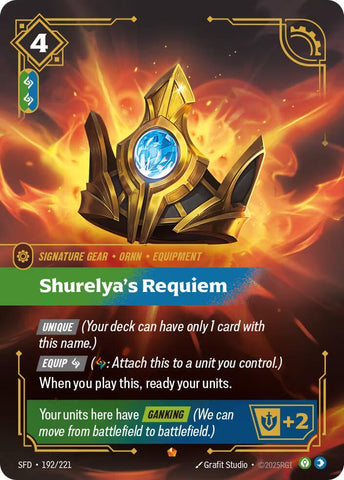 Shurelya's Requiem (192/221) [Spiritforged] - The Mythic Store | 24h Order Processing