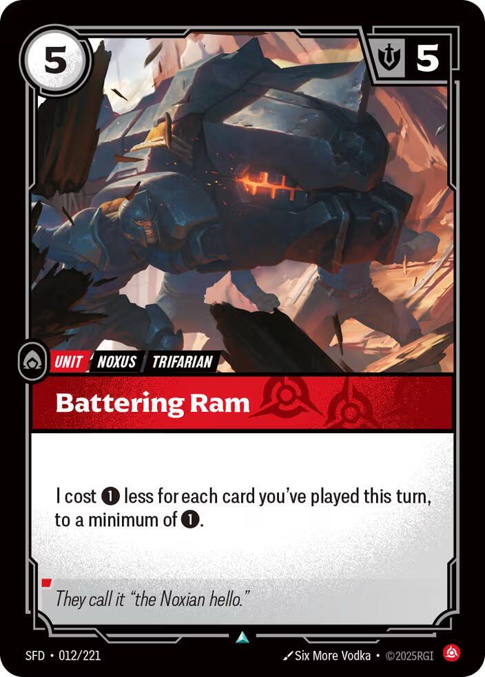 Battering Ram (012/221) [Spiritforged] - The Mythic Store | 24h Order Processing