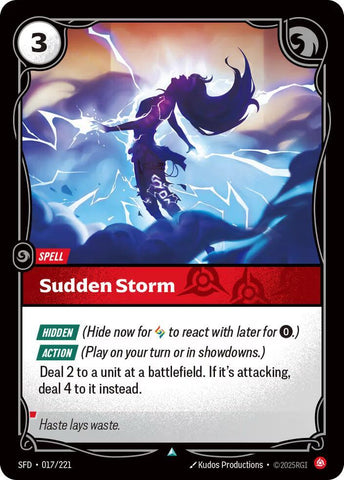 Sudden Storm (017/221) [Spiritforged] - The Mythic Store | 24h Order Processing