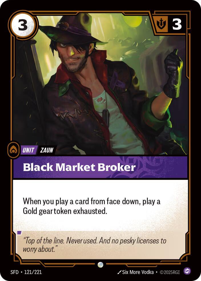 Black Market Broker (121/221) [Spiritforged] - The Mythic Store | 24h Order Processing