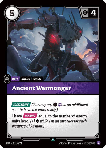 Ancient Warmonger (131/221) [Spiritforged] - The Mythic Store | 24h Order Processing