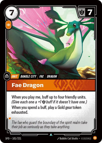 Fae Dragon (101/221) [Spiritforged] - The Mythic Store | 24h Order Processing