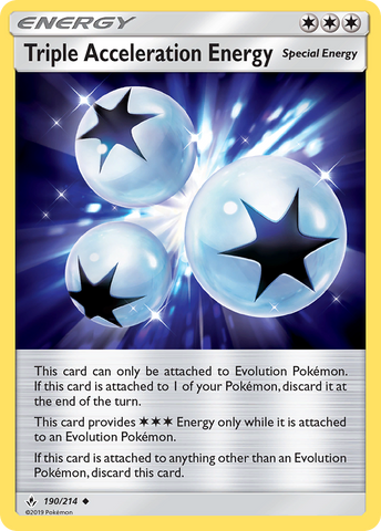 Triple Acceleration Energy (190/214) [Sun & Moon: Unbroken Bonds] - The Mythic Store | 24h Order Processing