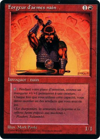 Dwarven Weaponsmith [Foreign Black Border] - The Mythic Store | 24h Order Processing