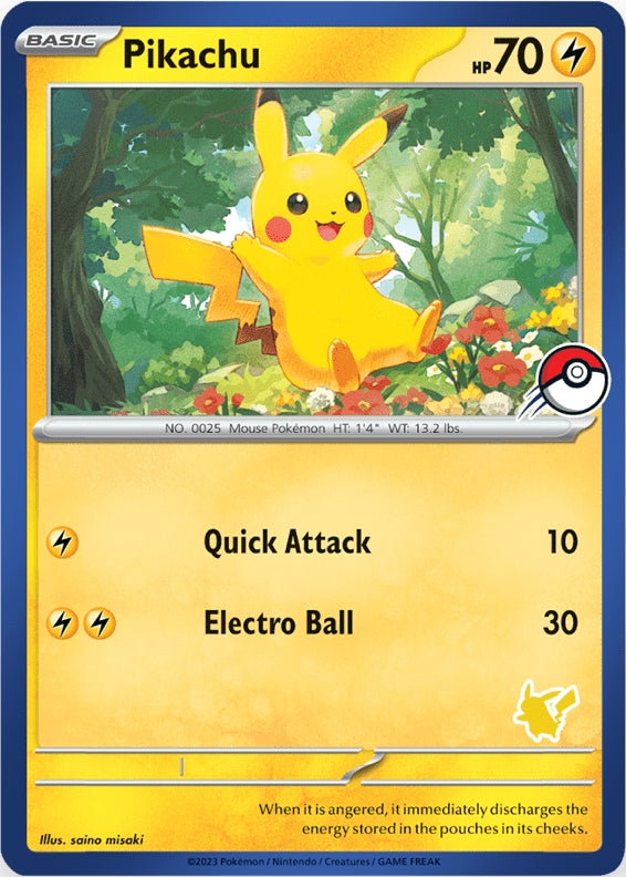 Pikachu (Blue Border) [My First Battle] - The Mythic Store | 24h Order Processing
