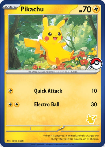 Pikachu (Blue Border) [My First Battle] - The Mythic Store | 24h Order Processing