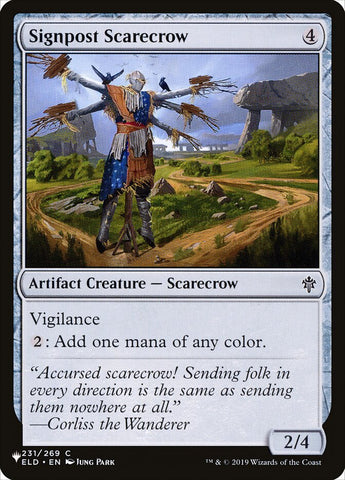 Signpost Scarecrow [The List] - The Mythic Store | 24h Order Processing