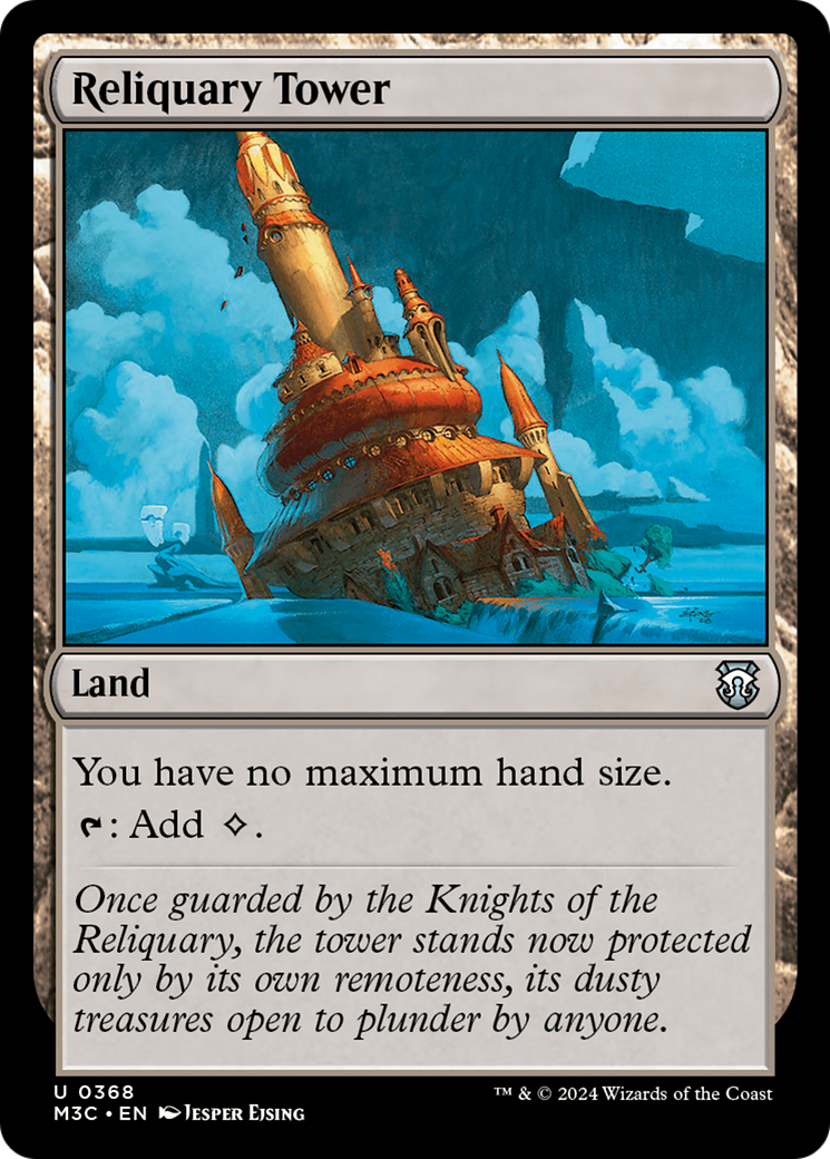 Reliquary Tower (Ripple Foil) [Modern Horizons 3 Commander] - The Mythic Store | 24h Order Processing