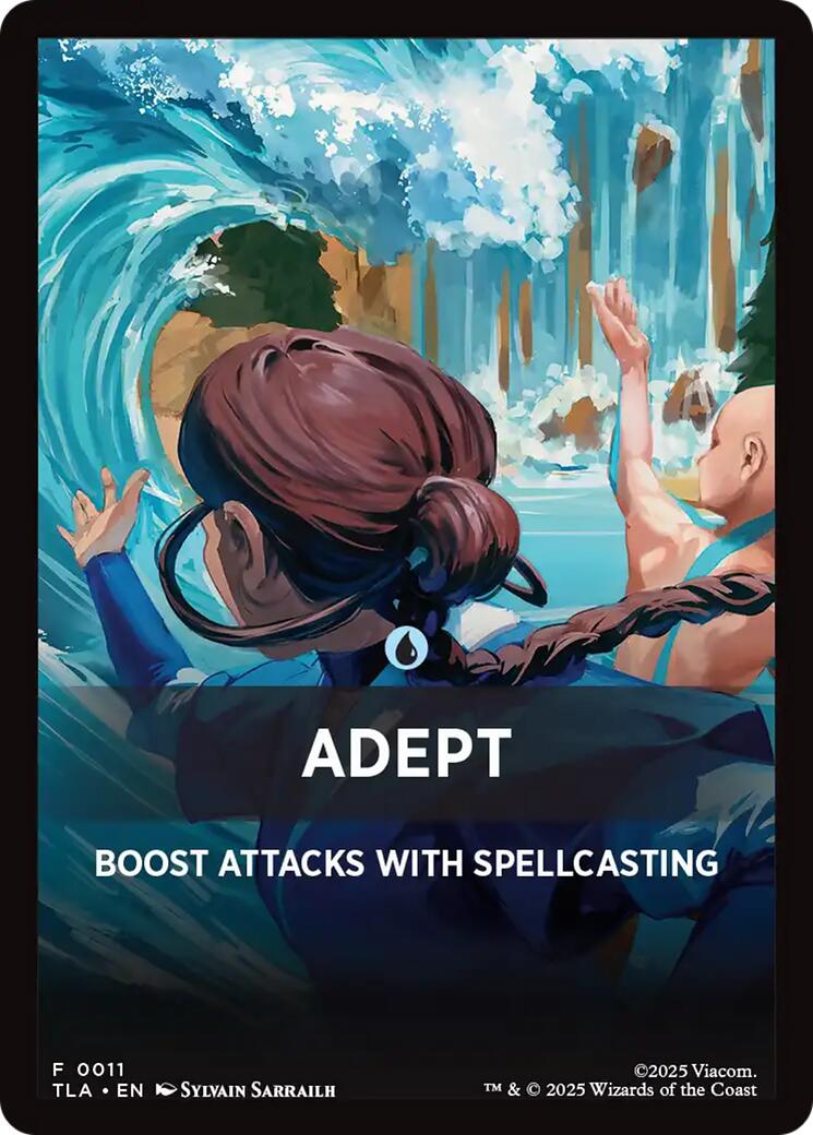 Adept Theme Card [Avatar: The Last Airbender Tokens] - The Mythic Store | 24h Order Processing