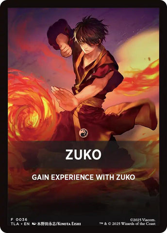 Zuko Theme Card [Avatar: The Last Airbender Tokens] - The Mythic Store | 24h Order Processing